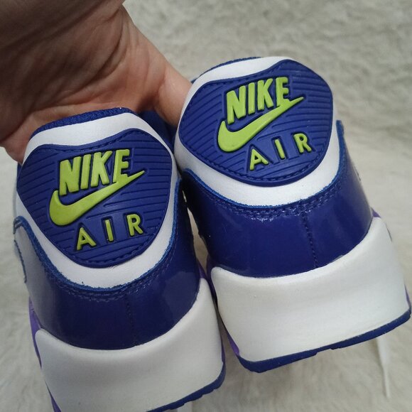 Nike Air Max 90 LTR G White Hyper Grape Size 7Y 724852-105 US 7Y - Picture 4 of 8